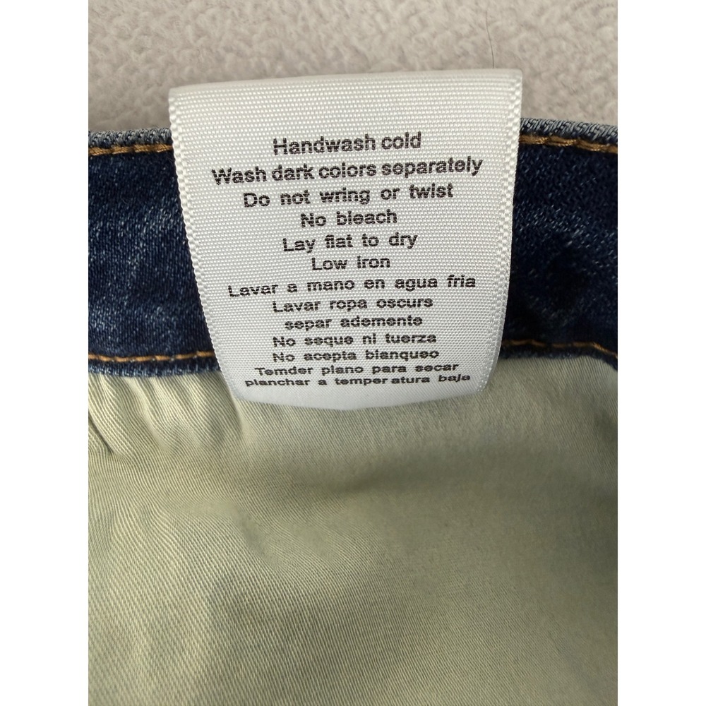 Judy Blue Denim Shorts Womens XL Dark Blue High Rise Distressed JB150246 DK - Picture 4 of 15